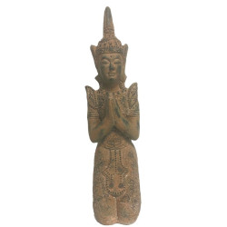 BOUDDHA A GENOUX ANTIQUE 20X31X69 de Jardinerie Bordeaux Libourne Gironde dans Statue pour le jardin