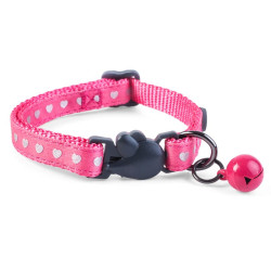 /Wonderlust pink shiny heart collier pour chat de Smart garden dans Laisses collier harnais pour chats