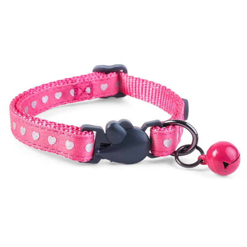 /Wonderlust pink shiny heart collier pour chat de Smart garden dans Laisses collier harnais pour chats
