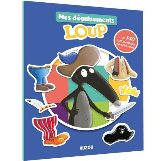 MES DEGUISEMENTS LOUP CAHIER DE STICKERS de Jardinerie Bordeaux Libourne Gironde dans 📕Livre pour enfants