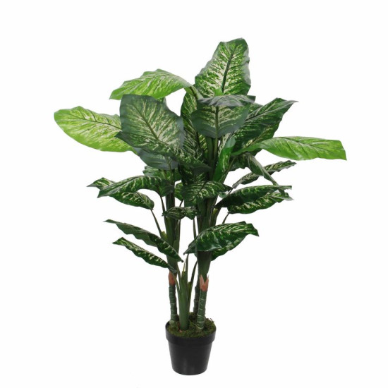 Dieffenbachia vert en pot h120 d60 de Edelman - deco maison et noël dans Plantes artificielles