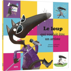 Le loup qui voulait etre un artiste de Jardinerie Bordeaux Libourne Gironde dans 📕Livre pour enfants