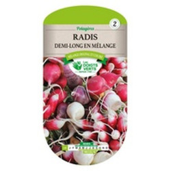 Radis Demi-Long En Melange -graines de Les Doigts Verts - graines de Gironde à Bordeaux dans Graines de Radis