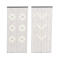 RIDEAU BAMBOU EMAIL PERLES H200 de Kaemingk - deco de la maison dans Coups de coeur