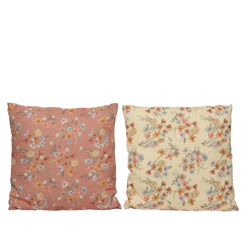 COUSSIN FLEURS 45X45CM de Kaemingk - deco de la maison dans Coussins et couverture
