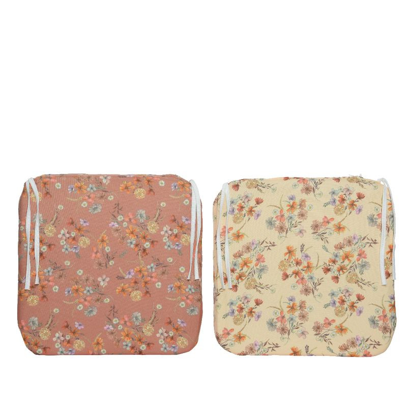 COUSSIN CHAISE FLEURS 42X42CM de Kaemingk - deco de la maison dans Coussins et couverture
