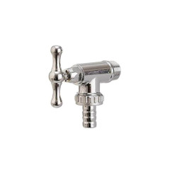 ROBINET LATERALE LAITON CHROME de Bel-fer - fontaines et robinets dans Robinet d'exterieur