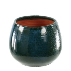 Pot cancale blue wave d21 h21 de Poterie d'Albi - Poterie de qualité à Bordeaux dans Les Poteries d'Albi