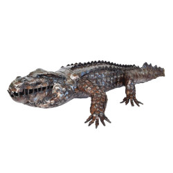 /CROCODILE METAL 80-100CM de Jardinerie Bordeaux Libourne Gironde dans Statue pour le jardin