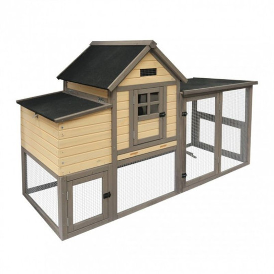 POULAILLER RANCH COUNTRY 198x76x122cm de Jardinerie Bordeaux Libourne Gironde dans Poulaillers et clapiers