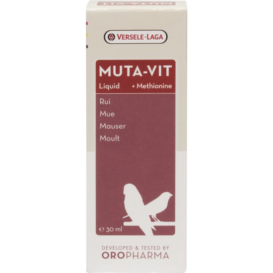 Oropharma Muta-Vit Liquid 30Ml versele laga de Oropharma - Versele Laga - sion des chats et chiens dans Soin des oiseaux