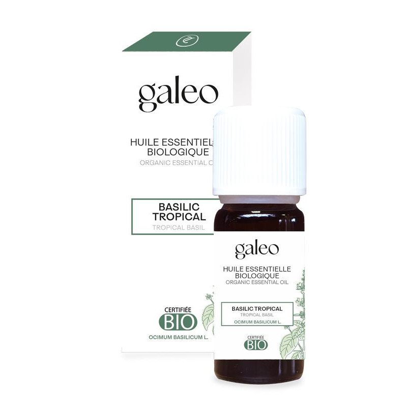 Huile Essentielle Bio Basilic Tropical 10Ml de Galeo- Parfums-Savons-aromathérapie dans Produits parfumés, huile essentielle ...