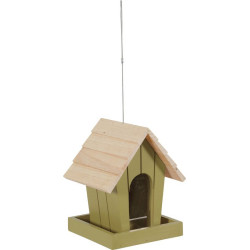 Mangeoire bois coucou lichen de Zolux - Produit pour animaux dans Nichoirs, Mangeoires et accessoires