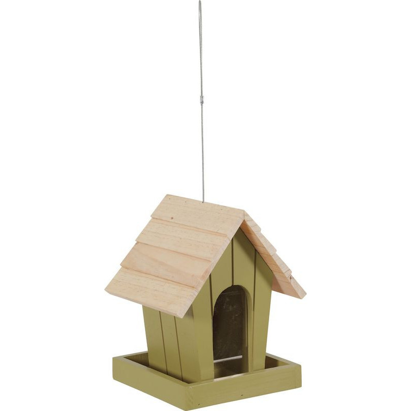 Mangeoire bois coucou lichen de Zolux - Produit pour animaux dans Nichoirs, Mangeoires et accessoires