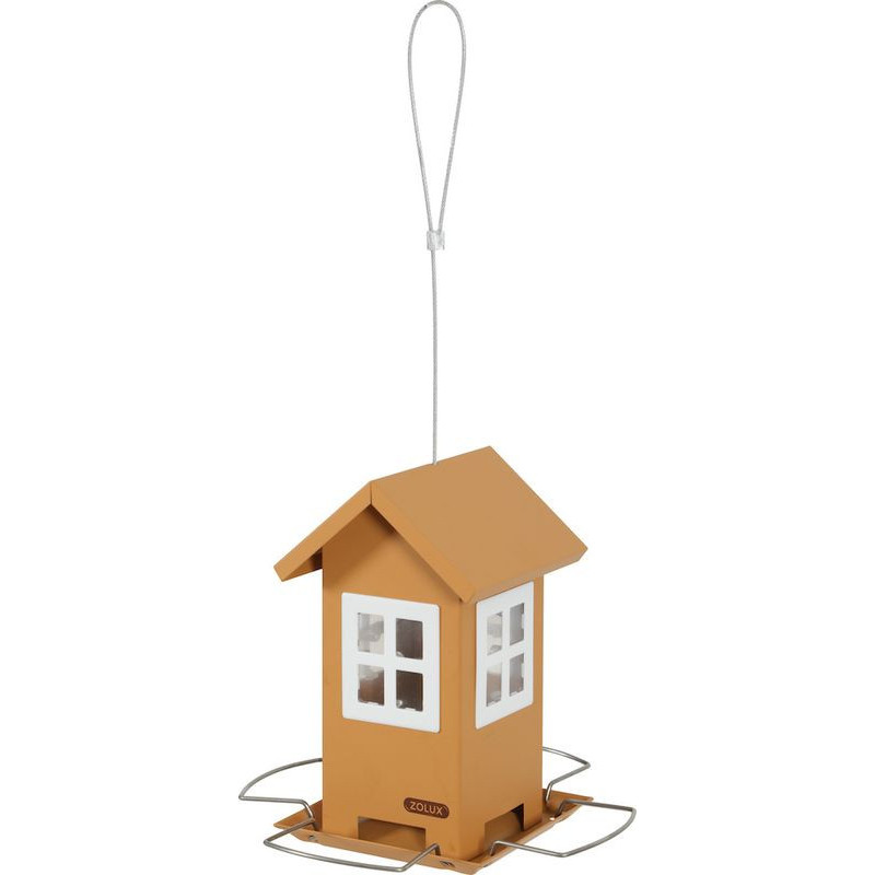 Mangeoire maison 4 fenetres miel de Zolux - Produit pour animaux dans Nichoirs, Mangeoires et accessoires