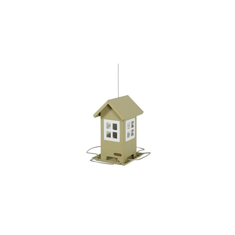 Mangeoire maison 4 fenetres lichen de Zolux - Produit pour animaux dans Nichoirs, Mangeoires et accessoires