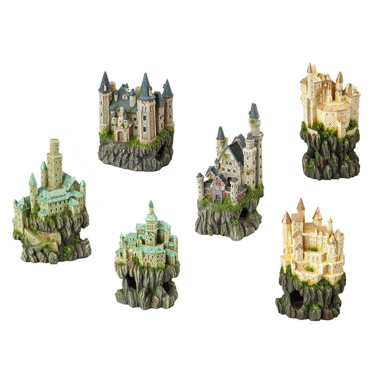 Castle on rock 9x8x15cm de Animalerie Libourne et Bordeaux - Gironde dans Sujets pour aquarium