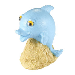 Dauphin action air 7x5x8cm multicolore de Animalerie Libourne et Bordeaux - Gironde dans Sujets pour aquarium