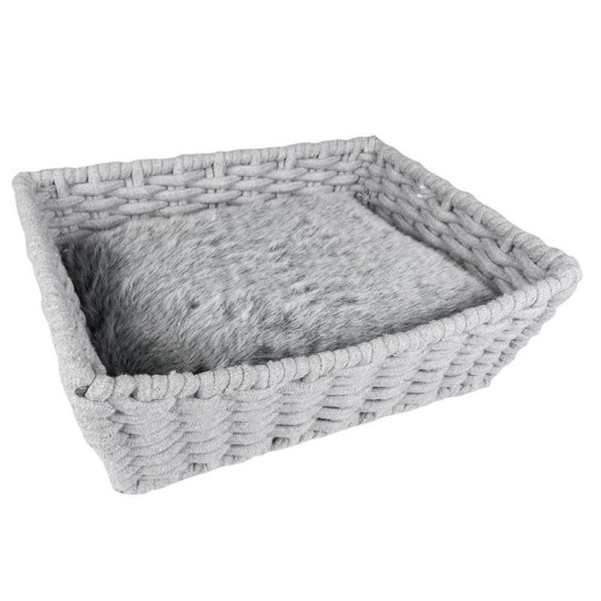 Panier rectangulaire corde 45x34x16cm gr de Laroy - aliments et d'accessoires pour animaux de compagnie dans Paniers et sacs ...