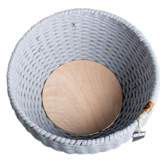 Oyster panier ronde corde coton 45x45x23cm gr de Laroy - aliments et d'accessoires pour animaux de compagnie dans Paniers et ...