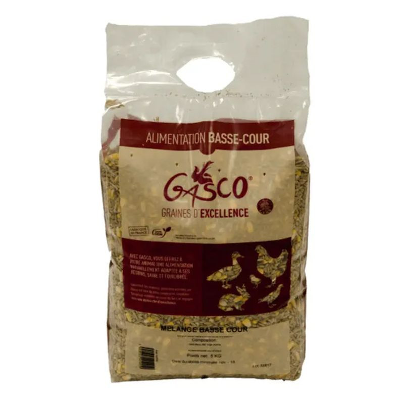 Melange Basse Cour 20 Kg Gasco de Gasco dans Alimentation des poules et animaux de basse cour