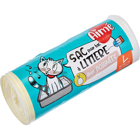 Rouleaux 8 sacs bac litière de Demavic - Accessoires pour animaux dans Litiere pour chats