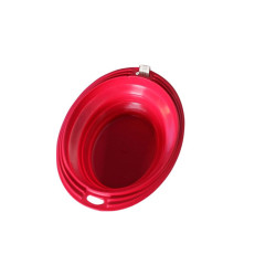 Bol pliable ovale 1 l rouge de Demavic - Accessoires pour animaux dans Gamelles et distributeurs pour chiens