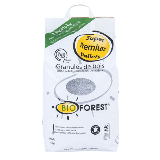 PELLETS - GRANULÉS POUR CHAUFFAGE 15KG de Jardinerie Bordeaux Libourne Gironde dans Cheminee