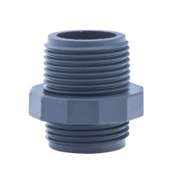 RACCORD PVC M/M 1 de Rain Irrigation - arrosage goutte à goutte dans Accessoires arrosage en PVC / Polypro