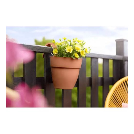 Vibia Campana Easy Hanger S Anthracite -Elho de Elho - Pot en plastique de qualité dans Jardinieres