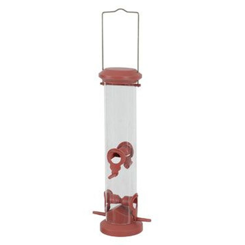 Mangeoire silo 4 perchoires terra de Zolux - Produit pour animaux dans Nichoirs, Mangeoires et accessoires