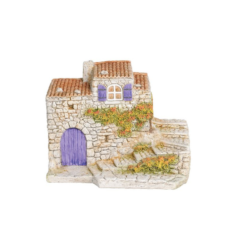 MAISON AUX ESCALIERS de Santons de Provence Escoffier dans ⛲Santons de Provence