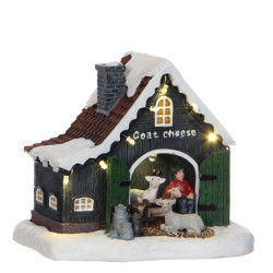 Fromagerie chevre 15x11xh12.5 de Edelman - deco maison et noël dans 🏘️Villages miniatures