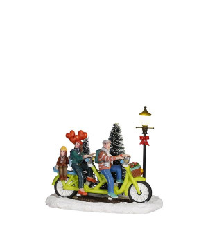 Tandem 13x8.5xh11 de Edelman - deco maison et noël dans 🏘️Villages miniatures