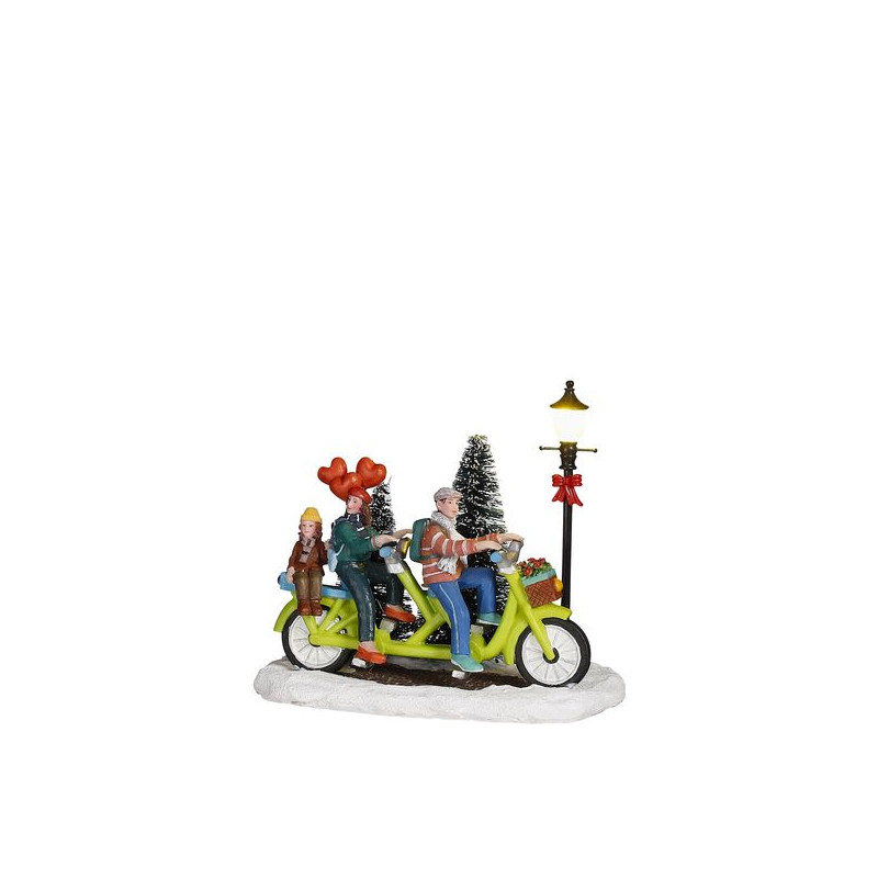 Tandem 13x8.5xh11 de Edelman - deco maison et noël dans 🏘️Villages miniatures