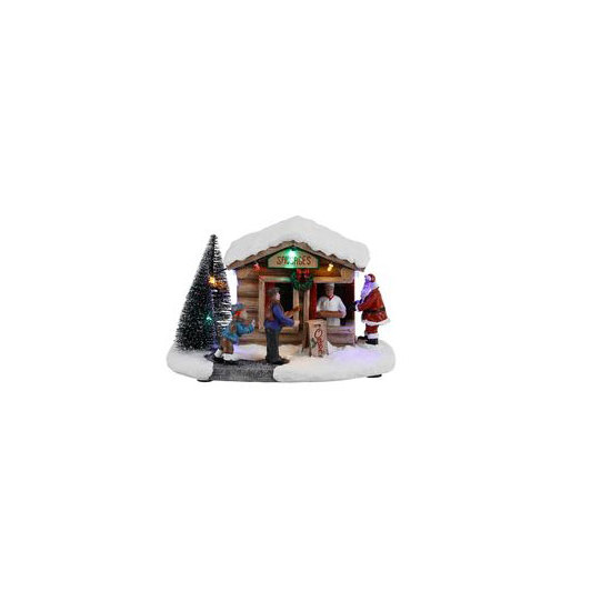 Stand specialites allemandes 21x13.5xh14 de Edelman - deco maison et noël dans 🏘️Villages miniatures