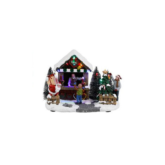 Stand specialites allemandes 21x13.5xh14 de Edelman - deco maison et noël dans 🏘️Villages miniatures