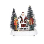 Fun with santa 14.5x9.5xh13.5 de Edelman - deco maison et noël dans 🏘️Villages miniatures