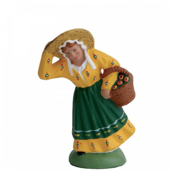 FEMME MISTRAL 7CM de Santons de Provence Escoffier dans ⛲Santons de Provence