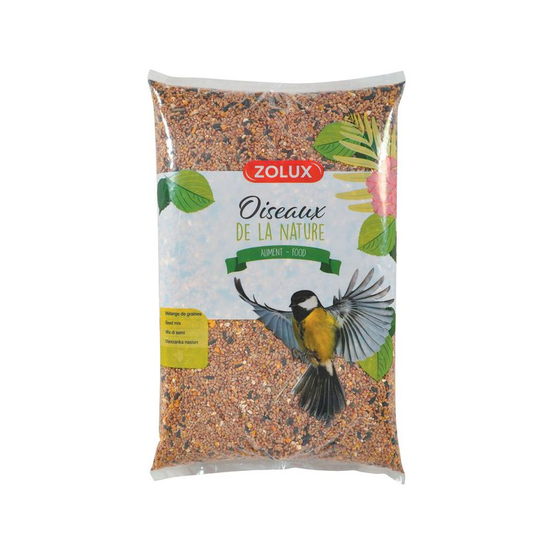 Melange oiseaux jardin sac 5kg de Zolux - Produit pour animaux dans Graines et graisses