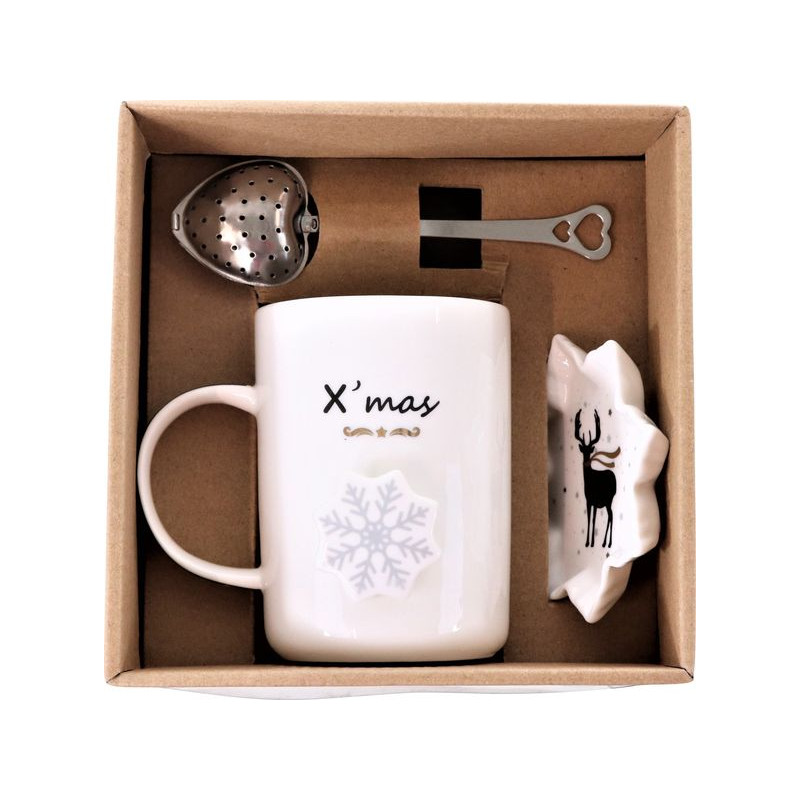 Coffret tasse xmas 3p de Hoff - Décoration de la maison dans Tasse et mugs