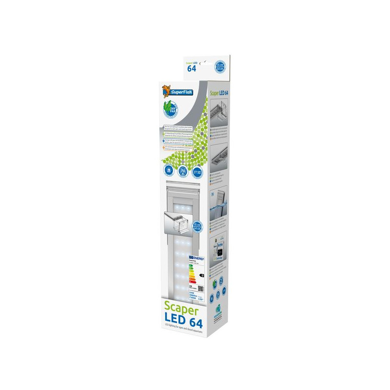 Superfish scaper led 64cm/24w de Superfish - Aquadistri - accessoires pour aquarium et bassin dans Lumiere pour aquariums