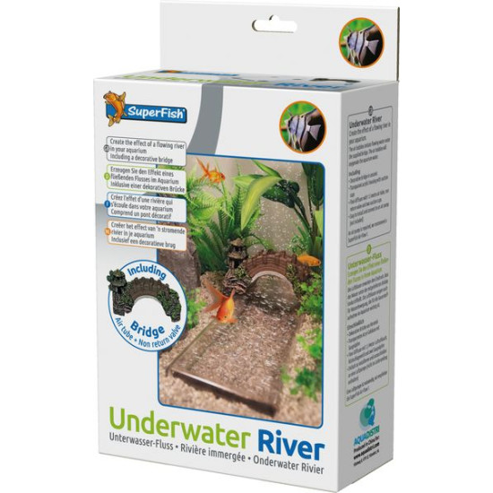 Superfish riviere immergee deco de Superfish - Aquadistri - accessoires pour aquarium et bassin dans Sujets pour aquarium