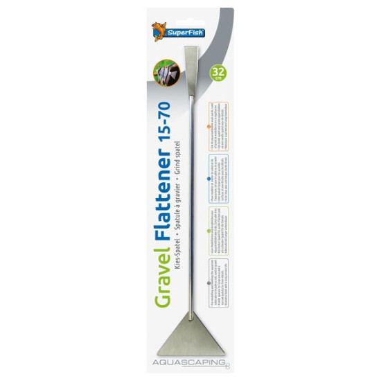 Superfish inox spatule a gravier 32cm de Superfish - Aquadistri - accessoires pour aquarium et bassin dans Soin des plantes d...