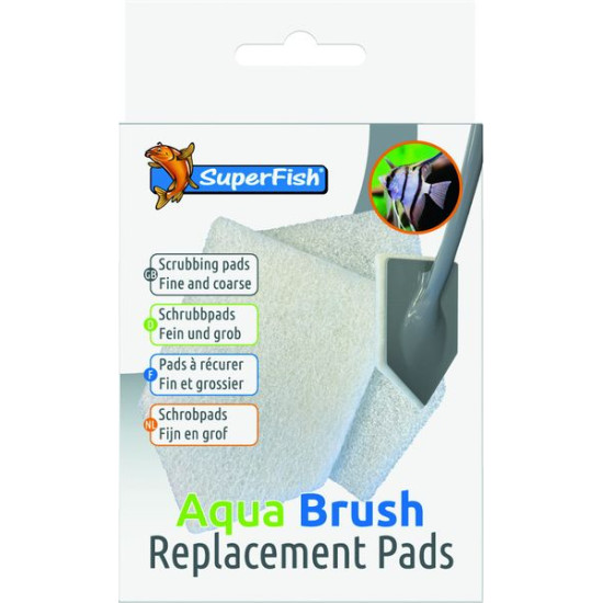 Superfish aquabrush rechange pads x2 de Superfish - Aquadistri - accessoires pour aquarium et bassin dans Accessoires d'entre...