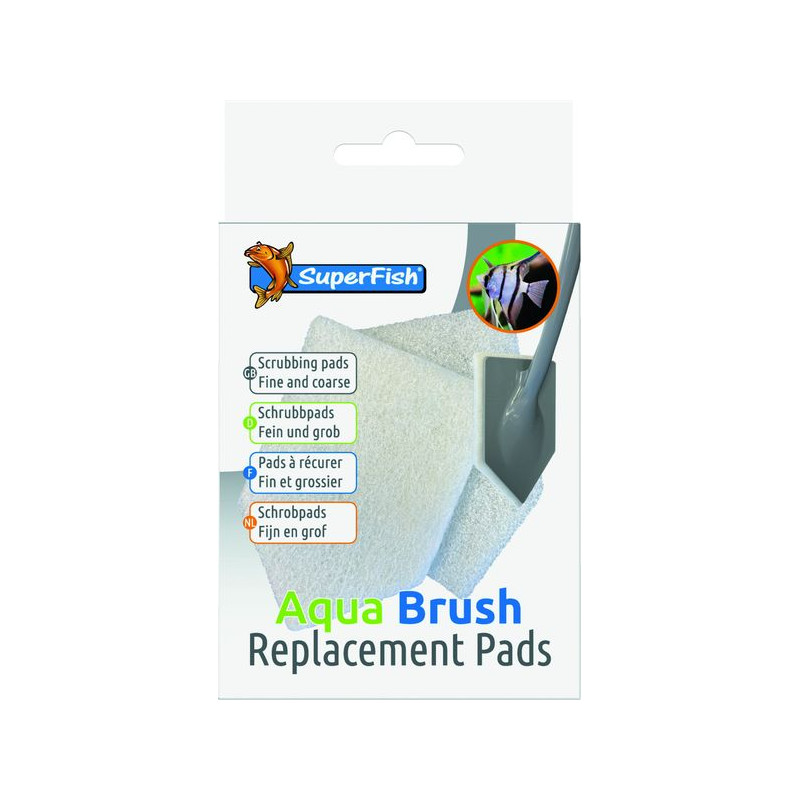 Superfish aquabrush rechange pads x2 de Superfish - Aquadistri - accessoires pour aquarium et bassin dans Accessoires d'entre...