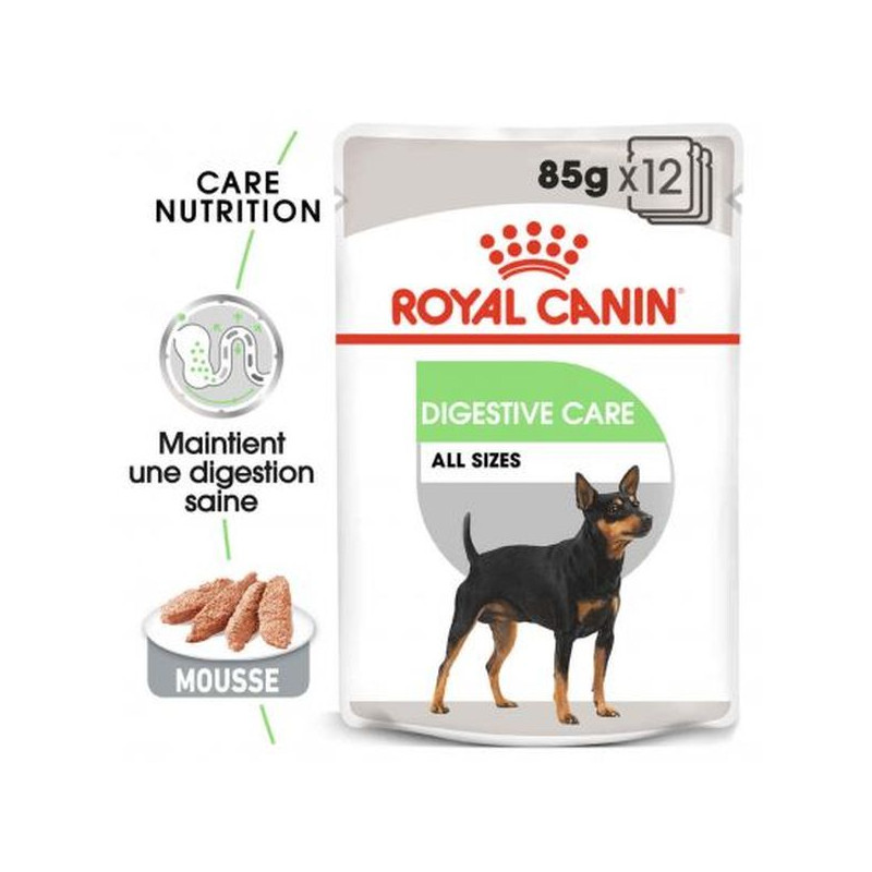 Digestive Care Mousse 12X85G Royal Canin de Royal Canin - Croquette chien et chat dans Pâtée pour chien