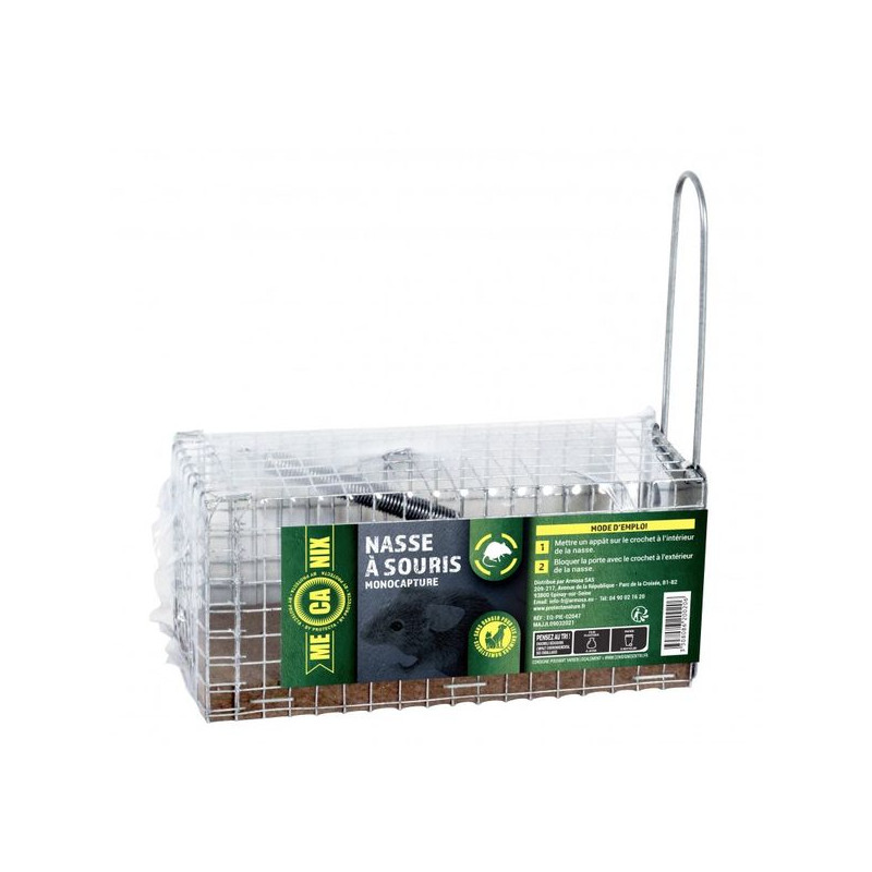 Nasse a souris - 1 entrée (dim:12x6x6cm) de Protecta - Produits dans 🐁 Raticide / souricide
