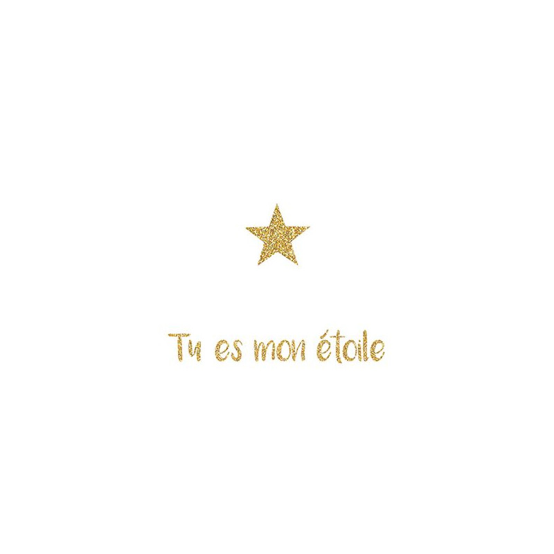 Serviette mon etoile 25cm de Braun Company - Serviettes et nappes papier dans 🍽️Décoration de table de Noël