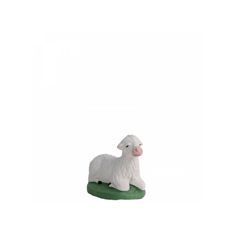 MOUTON COUCHE 7CM de Santons de Provence Escoffier dans ⛲Santons de Provence